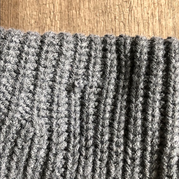 Athleta Kennewick Gray Cowl Neck Merino Wool Blend Short Sleeve Top XXS - Picture 8 of 8